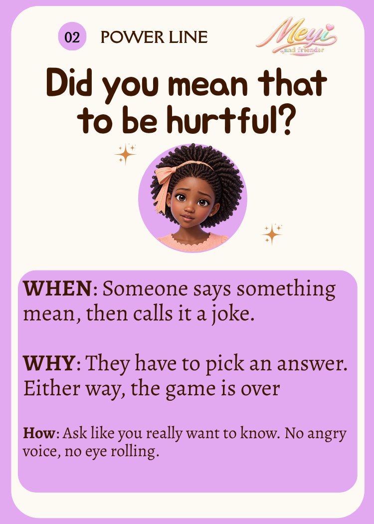Power Line 2: Did you mean that to be hurtful?
